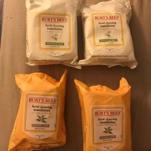 Burt's bee's facial cleansing towelettes x4